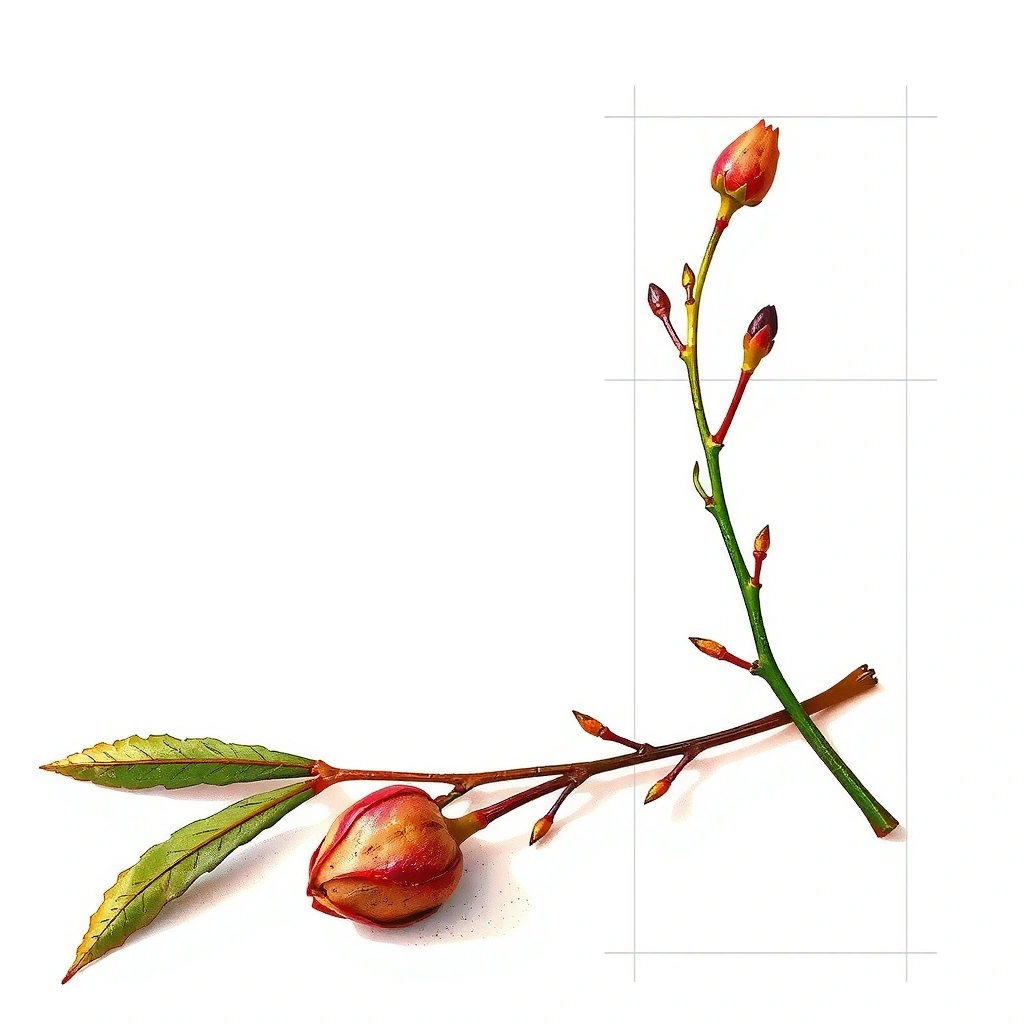 Bakuchiol Botanical Sketch